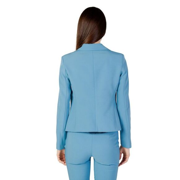 Rinascimento Turquoise Polyester Women's Blazer - Picture 2 of 5